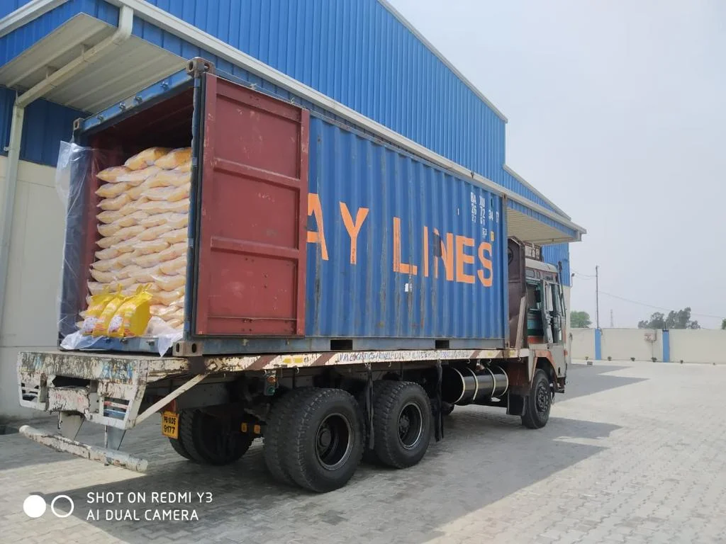 Container loading for export