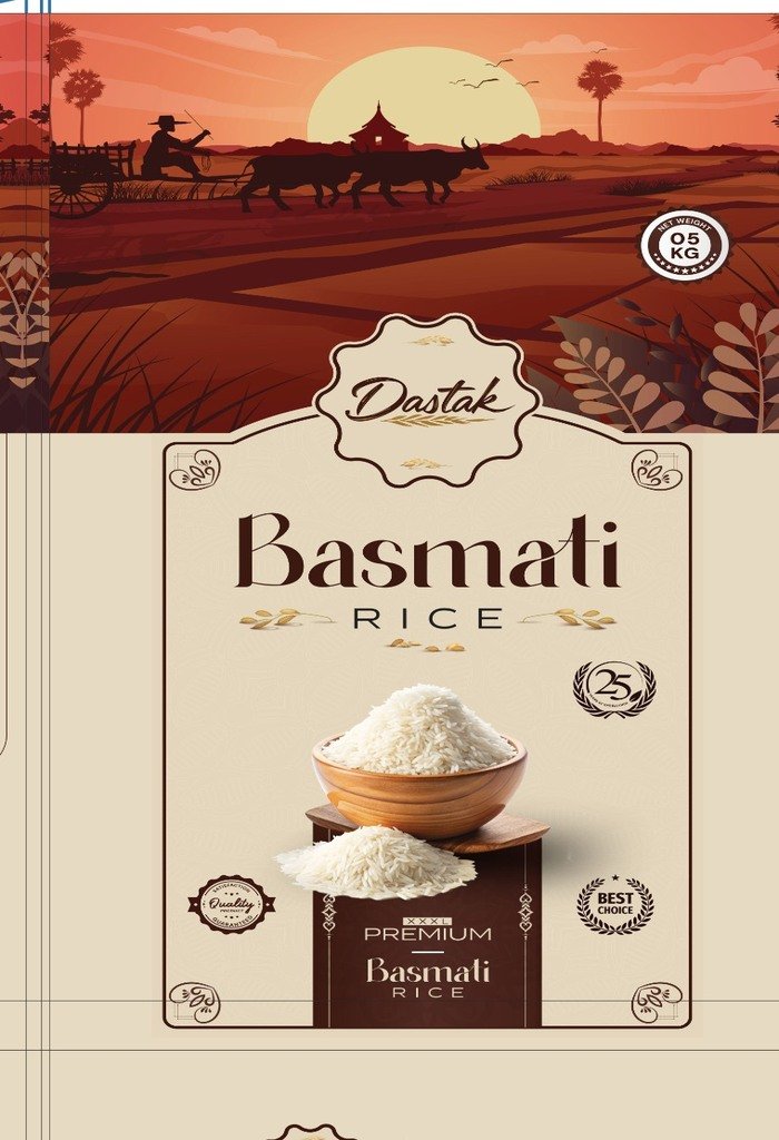 Premium Basmati Rice - 5 kg packaging